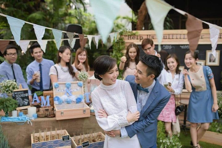 รีวิวงานแต่ง ปลูกรักลงสวน สไตล์ Rustic Outdoor @สยามสมาคม