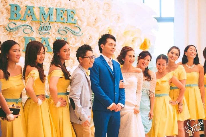 รีวิวงานแต่งสีเหลือง ฟ้า แสนสดใส @The Peninsula Bangkok