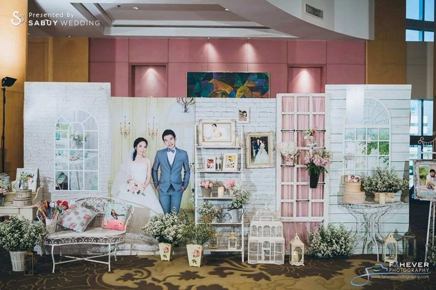 backdrop งานแต่ง,ตกแต่งงานแต่ง,แกลอรี่งานแต่ง,จัดดอกไม้งานแต่ง,DIY รีวิวงานแต่ง ตกแต่งสวย & Save ได้ดั่งใจ เลือกใช้ของ D.I.Y ทำเอง @Miracle Grand Convention