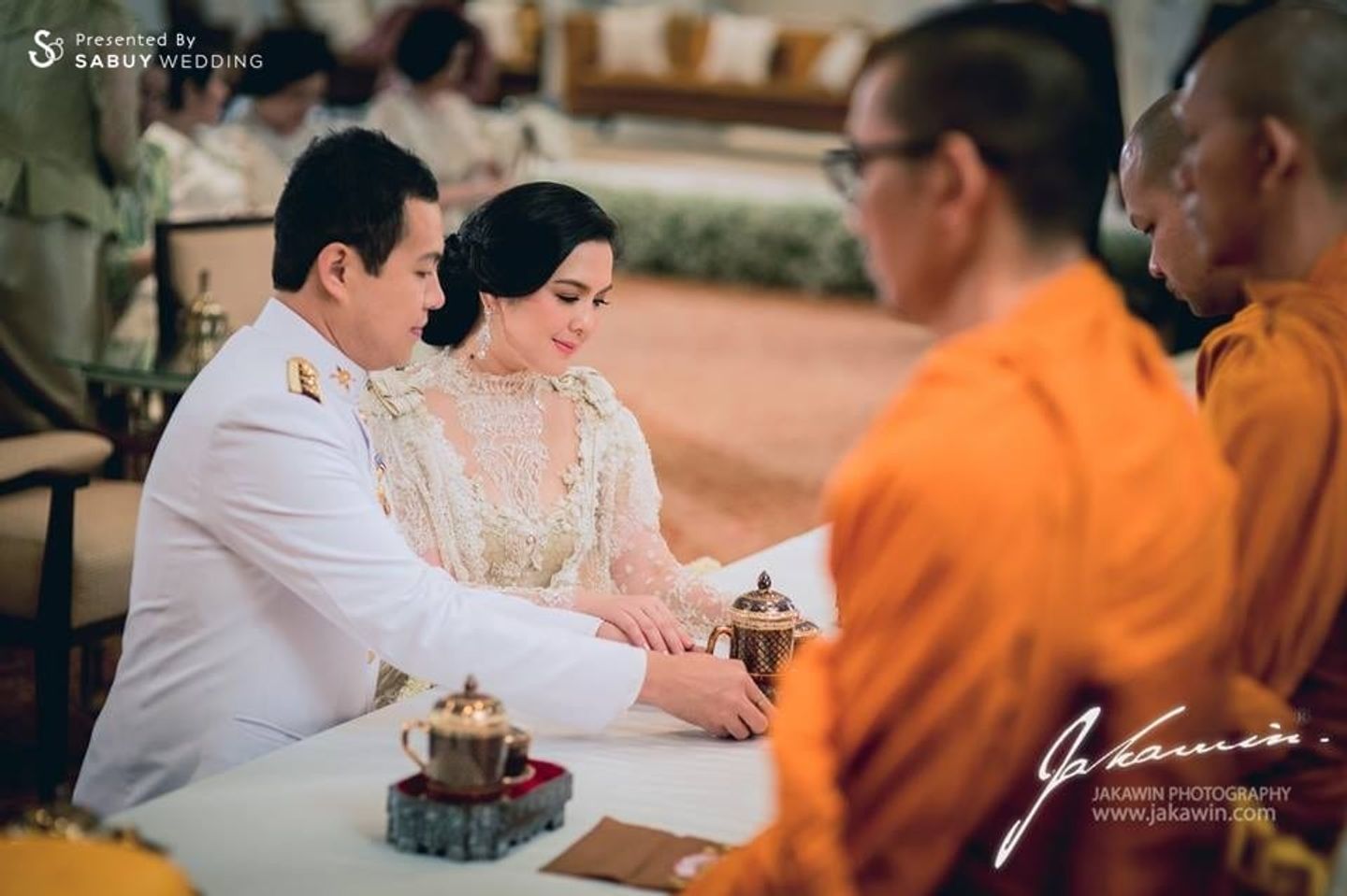 พิธีหมั้น,งานหมั้น,งานแต่งดารา,ชุดหมั้น งานแต่งงานคุณโบว์-ชญาดา และ คุณแบ็งค์-ร้อยเอก กฤชพล โรงแรมอนันตราสยาม