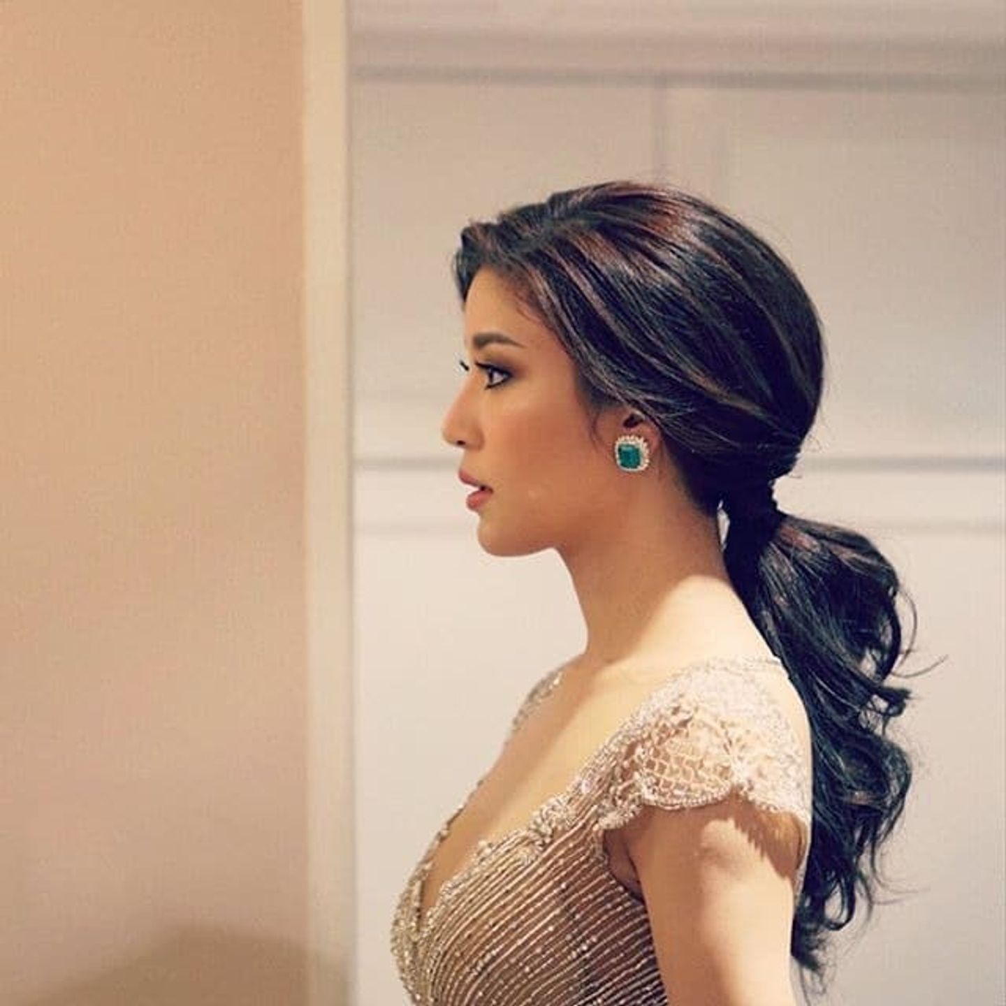 เจ้าสาว,ชุดเจ้าสาว,งานแต่งดารา ฉลองงานแต่งงานเอมี่มรกต และไฮโซเจมส์ หรูหราคลาสสิค
