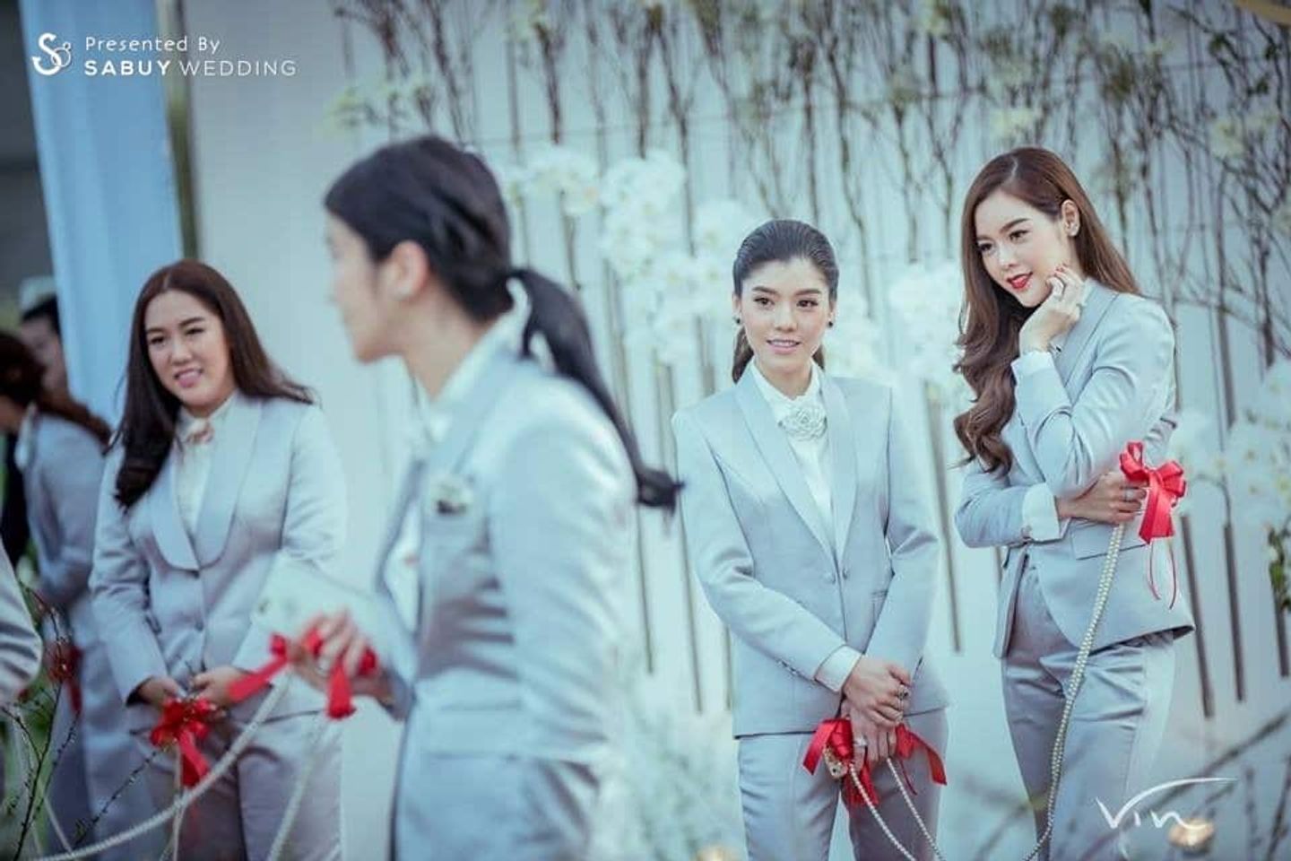 ชุดเพื่อนเจ้าสาว,เพื่อนเจ้าสาว,งานแต่งดารา วิวาห์ ฮาเฮ เผือก ลูกจ๋า @วิลล่าการ์เดนท์  โรงแรมสุโขทัย