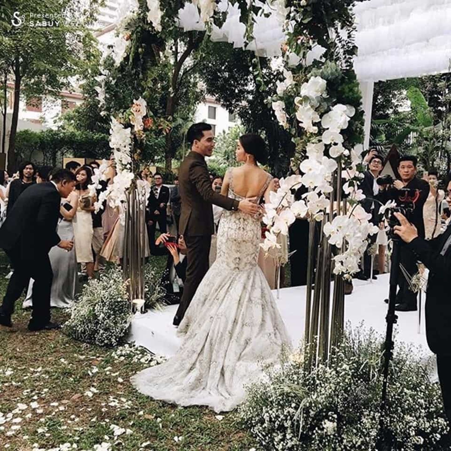 พิธีแต่งงาน,ชุดบ่าวสาว,ชุดเจ้าบ่าว,ชุดเจ้าสาว,งานแต่งดารา,ตกแต่งงานแต่ง วิวาห์ ฮาเฮ เผือก ลูกจ๋า @วิลล่าการ์เดนท์  โรงแรมสุโขทัย