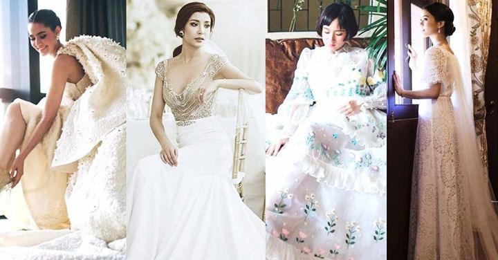 4 ชุดแต่งงานดาราที่มีสไตล์โดดเด่นที่สุดแห่งปี 2015