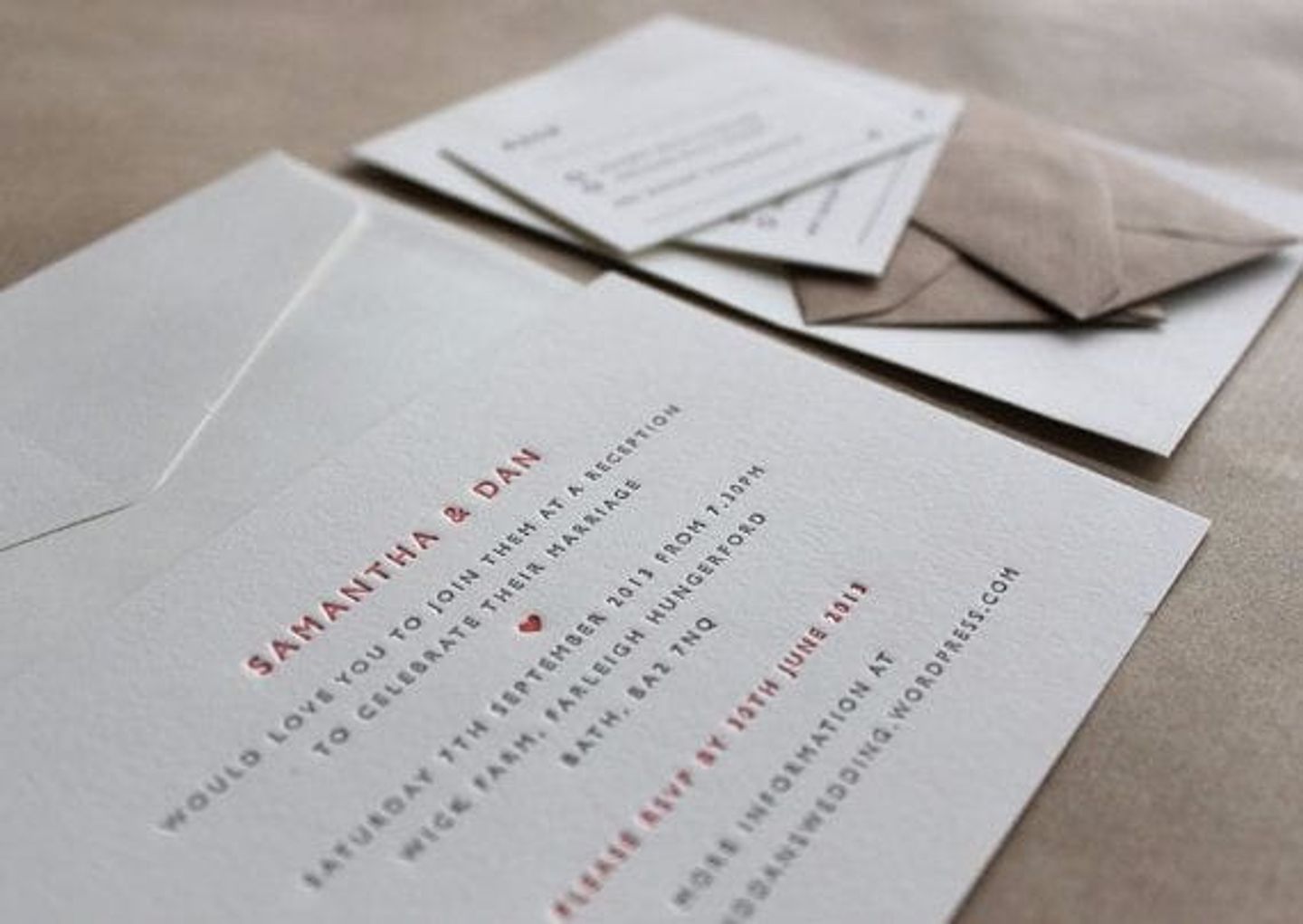 การ์ดแต่งงาน 4 ไอเดียการ์ดแต่งงานสำหรับคู่รัก Minimalist