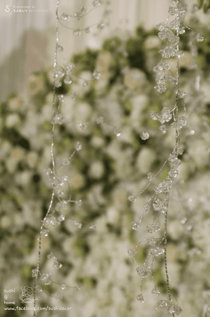 งานแต่งงาน,ตกแต่งงานแต่ง,จัดดอกไม้งานแต่ง,backdrop งานแต่ง,แบคดรอป,พร๊อพ,ธีมงานแต่ง งานแต่งงานสวยหวานโรแมนติค ด้วยธีมสีขาวล้วนยอดนิยม
