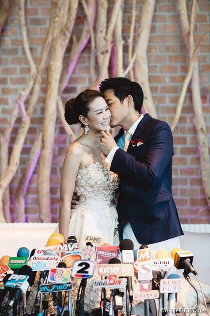 บ่าวสาว,ชุดบ่าวสาว,งานแต่งดารา งานแต่งงาน ตู่-นุช สุดโรแมนติค ในธีม music in the garden