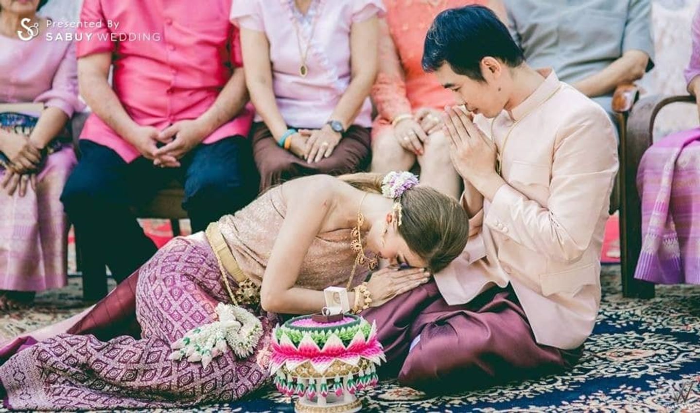 พิธีหมั้น,งานหมั้น,ชุดหมั้น,ชุดไทย,แหวนหมั้น รีวิวงานแต่ง หมั้นเช้าพิธีไทย สวยตรึงใจด้วยขันหมากทางเรือ @บ้านครูปู อัมพวา