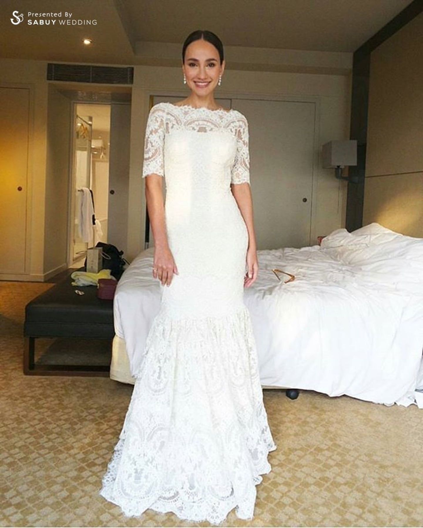 เจ้าสาว,ชุดเจ้าสาว,งานแต่งดารา อบอุ่น เรียบง่าย งานแต่งงาน เจนสุดา พอล สิริสันต์