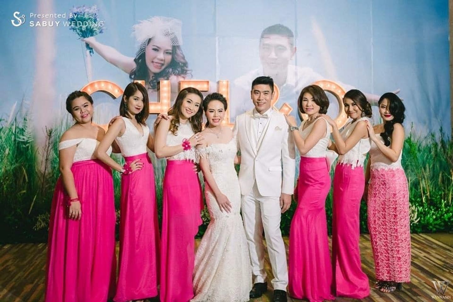 บ่าวสาว,ชุดบ่าวสาว,ชุดเจ้าสาว,ชุดเจ้าบ่าว,เพื่อนเจ้าสาว,ชุดเพื่อนเจ้าสาว,backdrop งานแต่ง,ธีมงานแต่ง รีวิวงานแต่ง ปาร์ตี้กลิตเตอร์ธีมสวนสวย @Conrad Bangkok