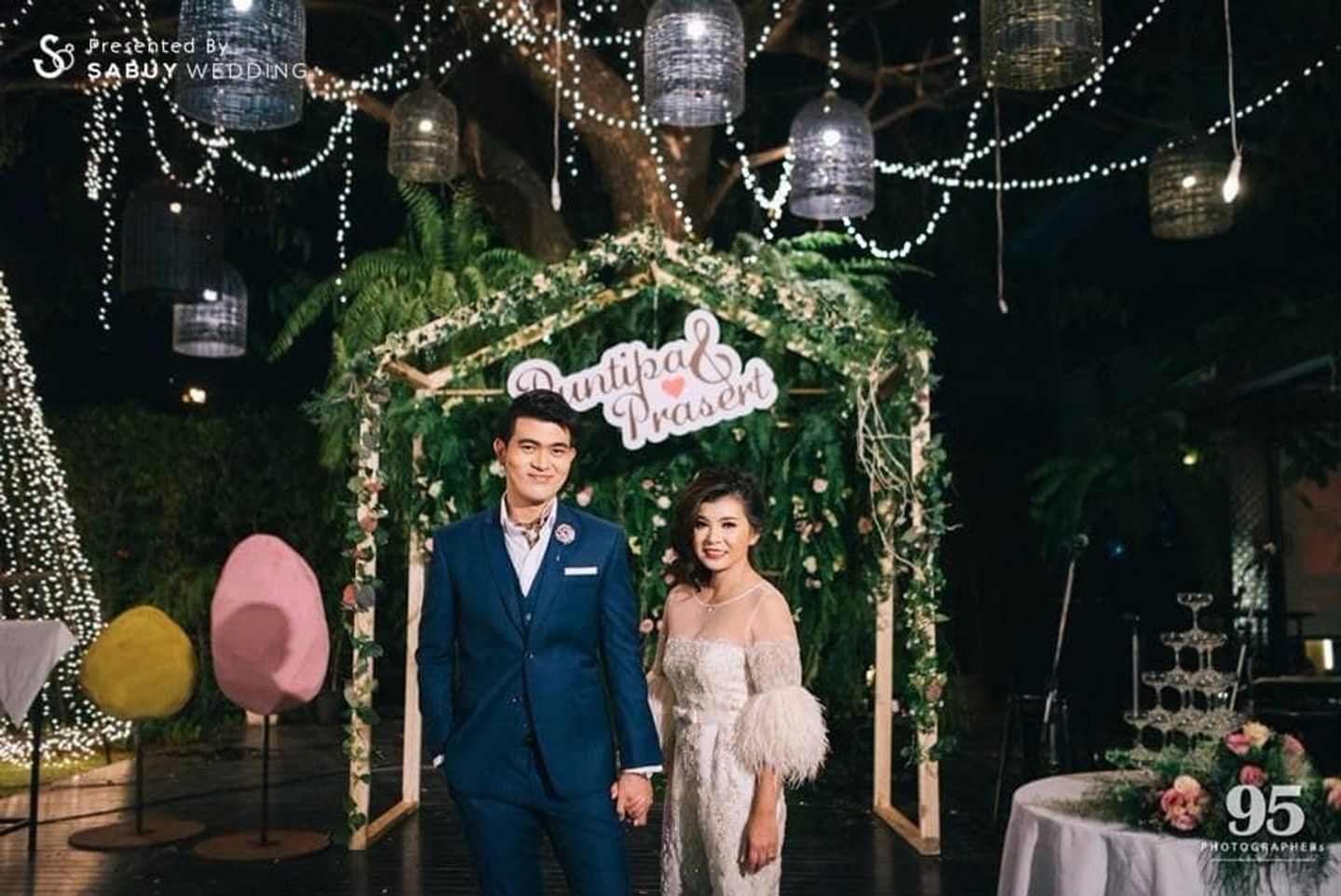 บ่าวสาว,ชุดบ่าวสาว,ชุดเจ้าสาว,ชุดเจ้าบ่าว,backdrop งานแต่ง,ตกแต่งงานแต่ง,รูปงานแต่ง รีวิวงานแต่งในสวนธีม Woodland หวานเท่ด้วยพร็อพเก๋แบบ Silhouette @Mellow garden