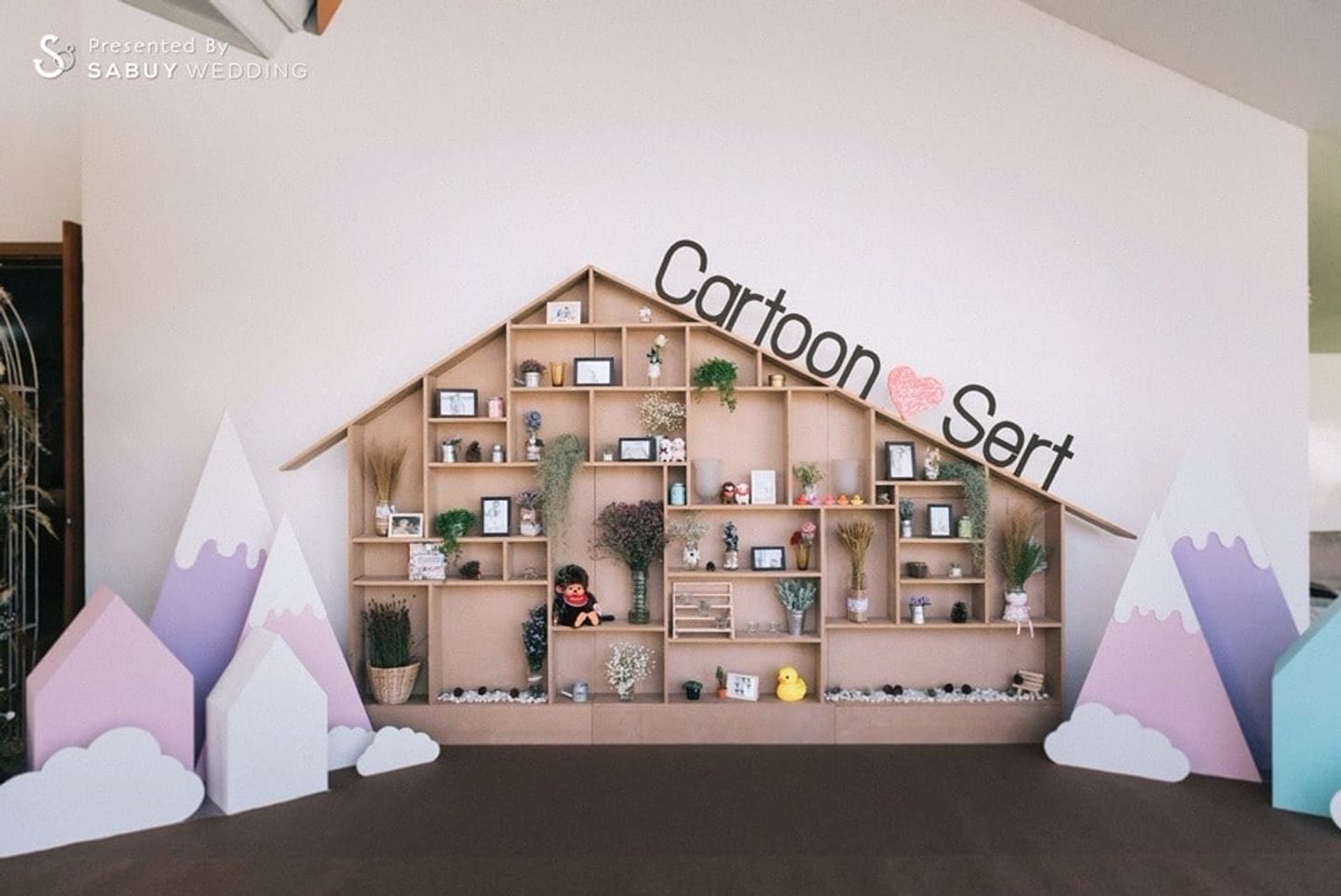 backdrop งานแต่ง,ตกแต่งงานแต่ง รีวิวงานแต่งในสวนธีม Woodland หวานเท่ด้วยพร็อพเก๋แบบ Silhouette @Mellow garden
