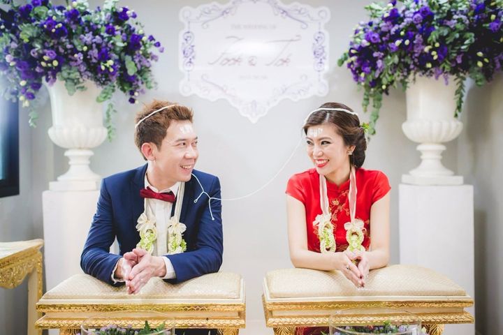 รีวิวงานแต่ง พิธีหมั้นจีนไทย ครบสูตรจบได้ภายในวันเดียว