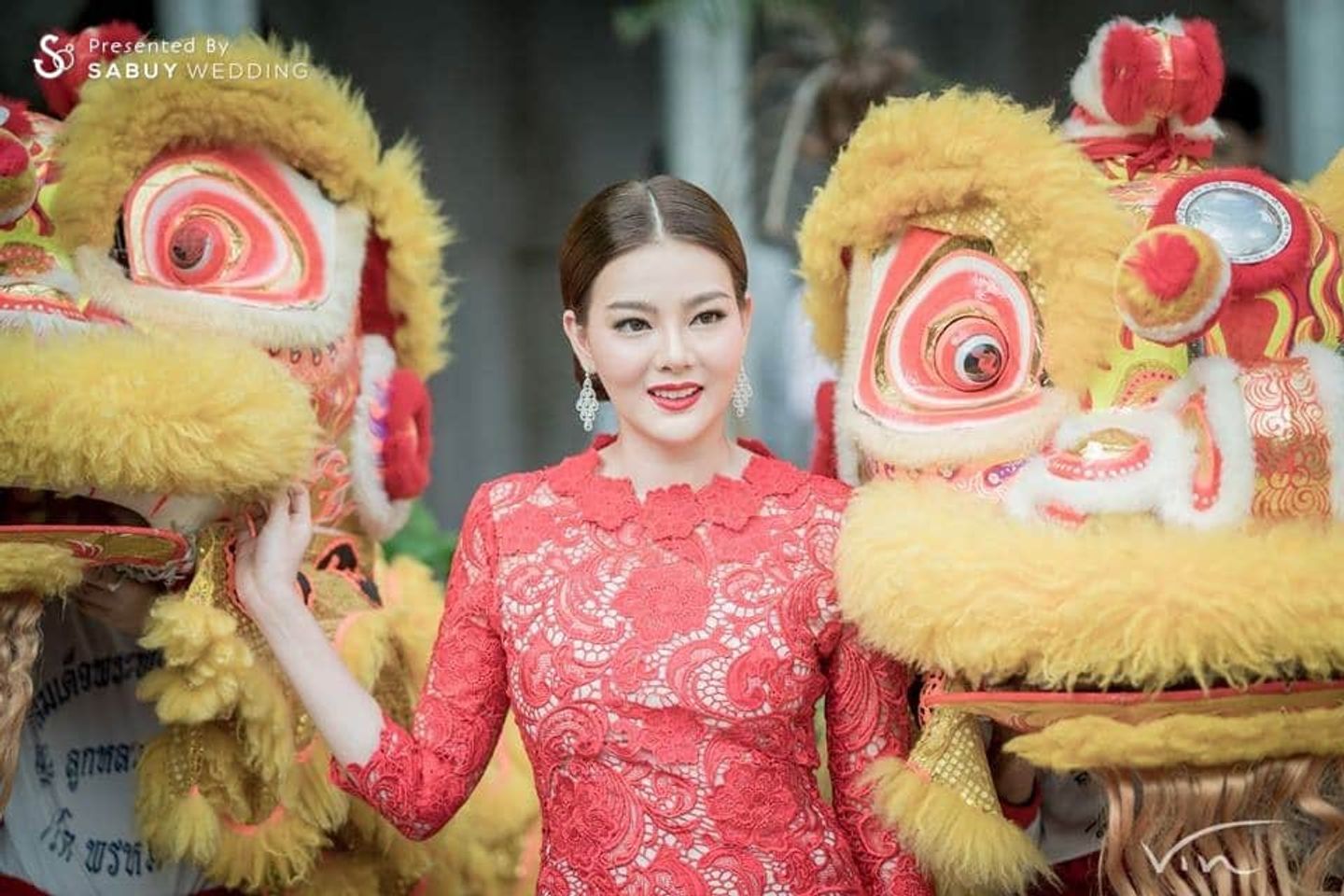 ดารา,เพื่อนเจ้าสาว,ชุดเพื่อนเจ้าสาว,งานแต่งดารา บรรยากาศงานแต่งงาน พิธียกน้ำชาช่วงเช้า กุ๊บกิ็บ บี้