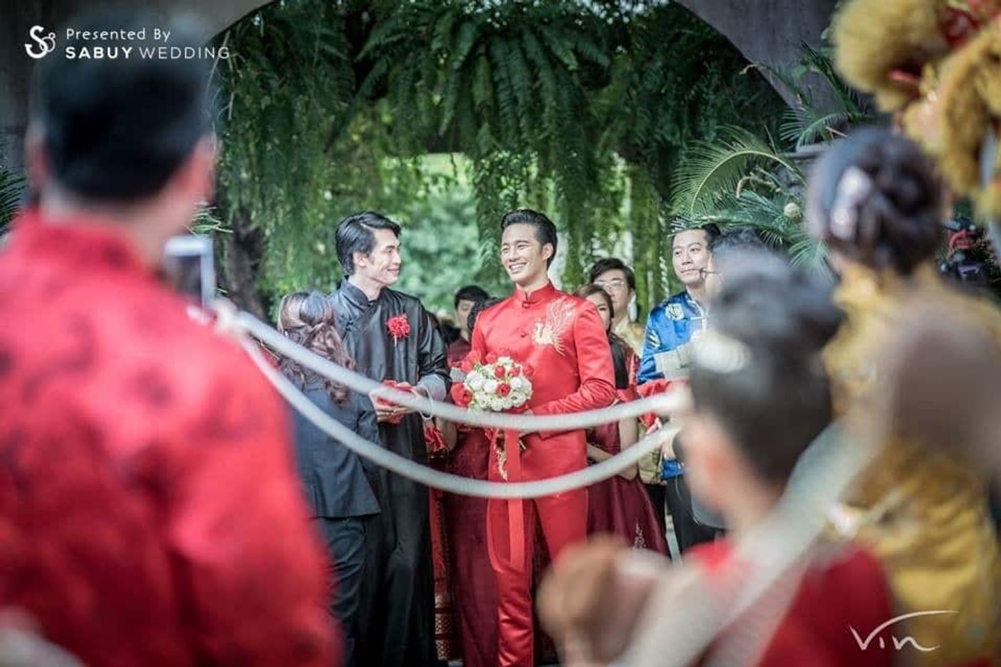 พิธีแต่งงาน,งานแต่งดารา,เจ้าบ่าว,ชุดเจ้าบ่าว บรรยากาศงานแต่งงาน พิธียกน้ำชาช่วงเช้า กุ๊บกิ็บ บี้