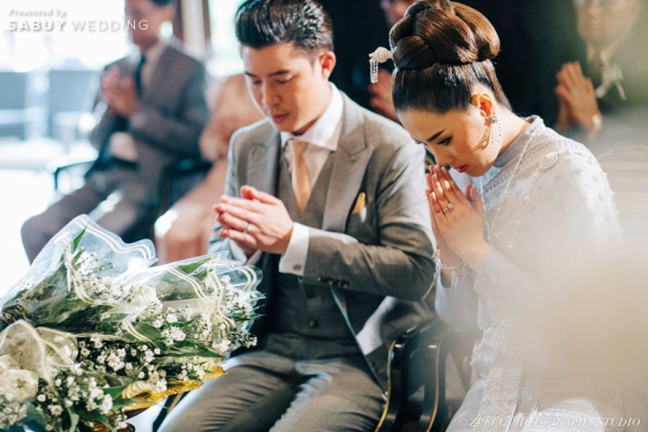 พิธีหมั้น,งานหมั้น,ชุดหมั้น รีวิวงานแต่ง งดงามตามแบบไทย คงความคลาสิกไว้ได้อย่างลงตัว @Mandarin Oriental