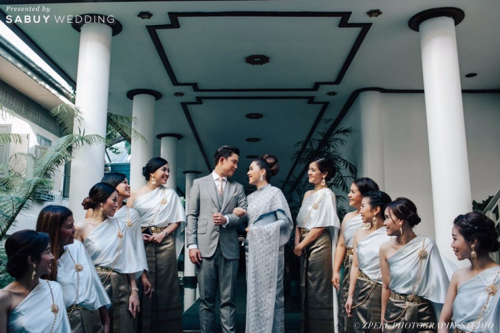 งานหมั้น,ชุดหมั้น,เพื่อนเจ้าสาว,ชุดเพื่อนเจ้าสาว รีวิวงานแต่ง งดงามตามแบบไทย คงความคลาสิกไว้ได้อย่างลงตัว @Mandarin Oriental