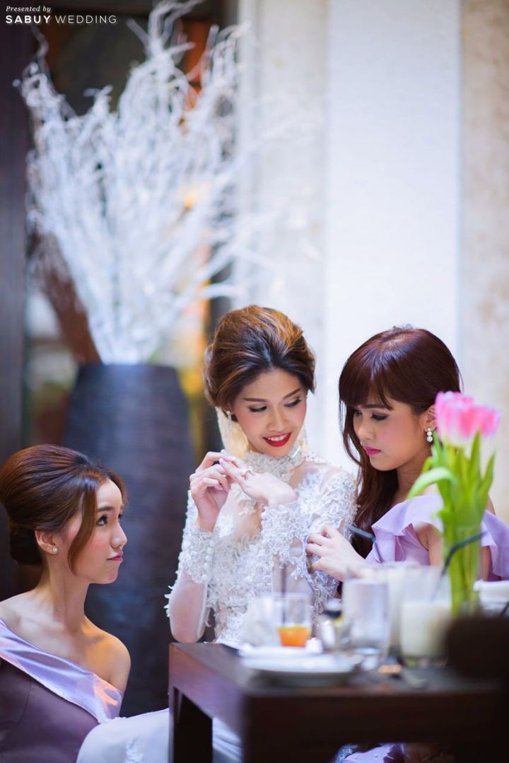 เจ้าสาว,ชุดเจ้าสาว,เพื่อนเจ้าสาว รีวิวงานแต่ง ชูโรงความอร่อยแบบ Full Couse ให้แขกประทับใจ ใช้แนวคิดแบบ Personal Touch @Anantara Siam
