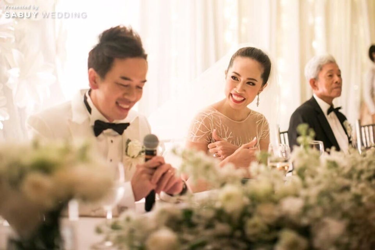 บ่าวสาว,ชุดบ่าวสาว,รูปงานแต่ง รีวิวงานแต่ง Sit-down Dinner ที่แขกประทับใจ หรูและอบอุ่นได้ ในเวลาเดียวกัน @The Peninsula