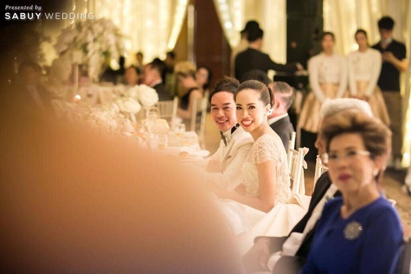 บ่าวสาว,ชุดบ่าวสาว,เจ้าสาว,รูปงานแต่ง รีวิวงานแต่ง Sit-down Dinner ที่แขกประทับใจ หรูและอบอุ่นได้ ในเวลาเดียวกัน @The Peninsula