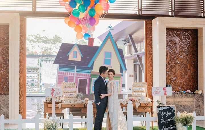 รีวิวงานแต่ง ขนฉากบอลลูนสุดป๊อป มาใช้เป็นพร็อพในงานธีม UP @Phothalai Leisure Park
