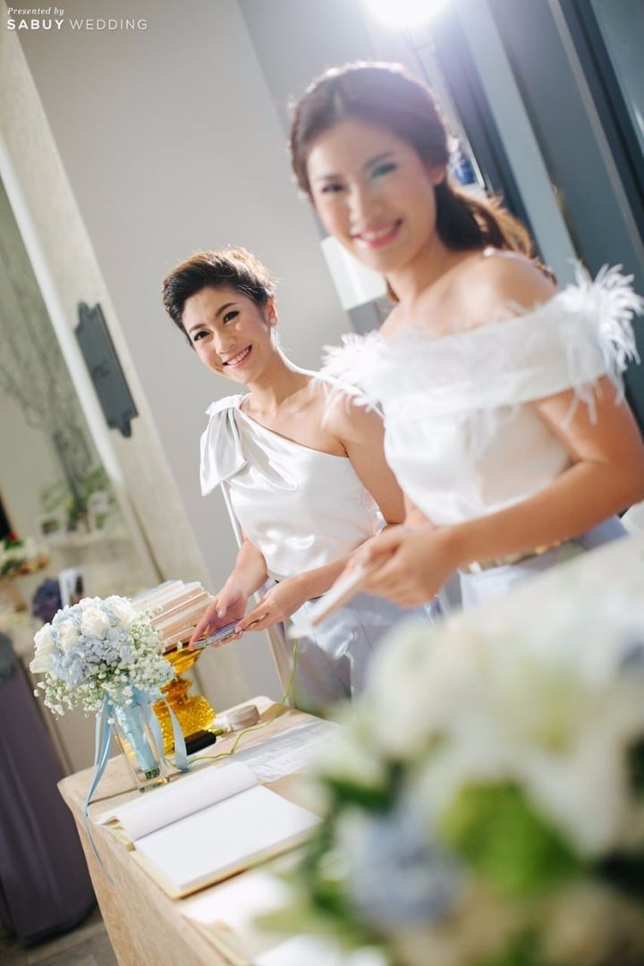 เพื่อนเจ้าสาว,ชุดเพื่อนเจ้าสาว รีวิวงานแต่ง ธีมสวนน้อยแต่ดูดี ของบ่าวสาวสายเฮลตี้รักสุขภาพ @U Sathorn
