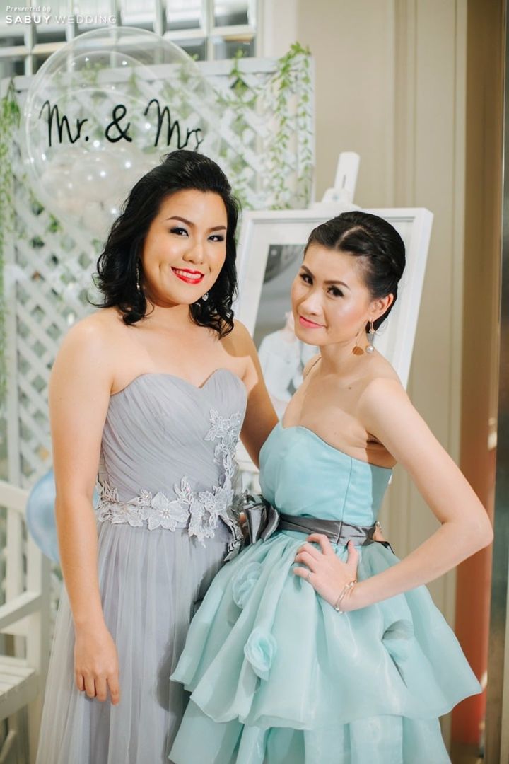 เพื่อนเจ้าสาว,ชุดเพื่อนเจ้าสาว รีวิวงานแต่ง ธีมสวนน้อยแต่ดูดี ของบ่าวสาวสายเฮลตี้รักสุขภาพ @U Sathorn