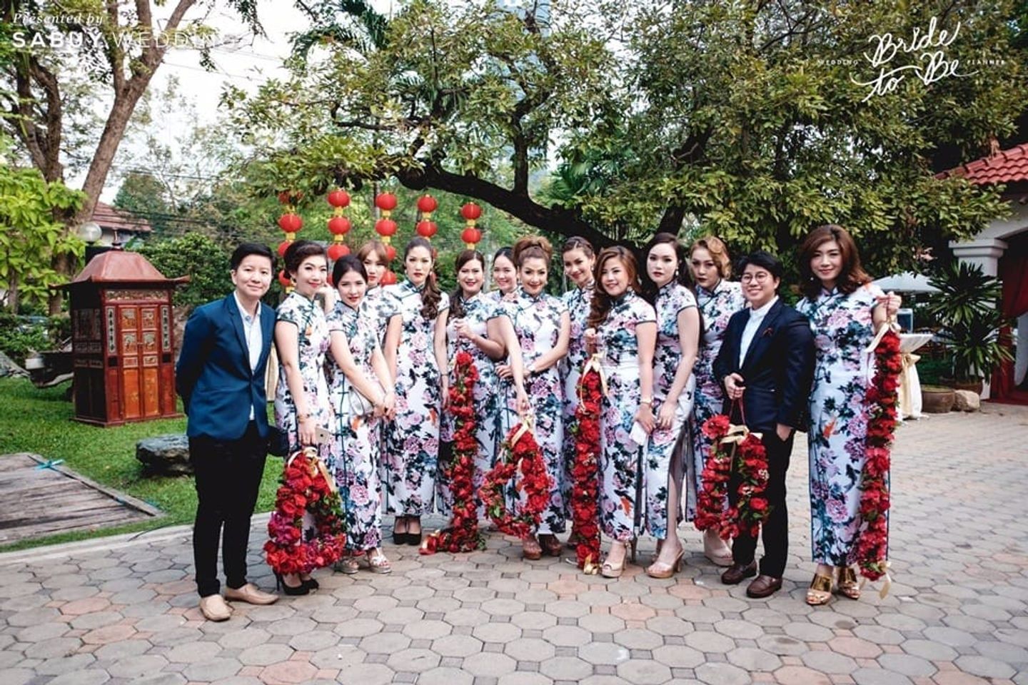 เพื่อนเจ้าสาว,ชุดเพื่อนเจ้าสาว,ธีมงานแต่ง,งานหมั้น รีวิวงานแต่ง ครบสูตรหมั้นจีนซีนสวย เก๋ตรงใช้เกี้ยวมารับตัวเจ้าสาว