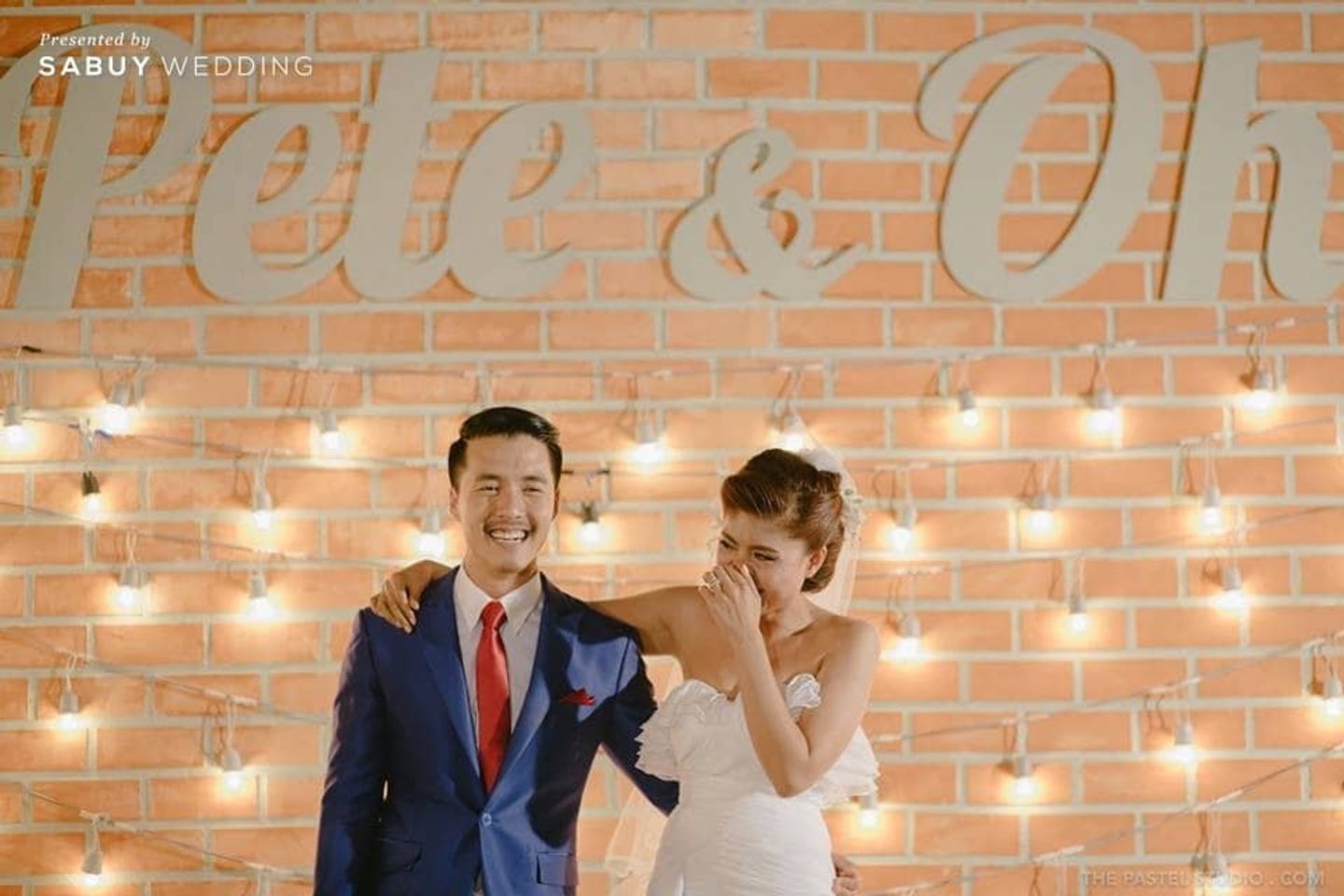 บ่าวสาว,ชุดบ่าวสาว,ชุดเจ้าบ่าว,ชุดเจ้าสาว,รูปงานแต่ง,ตกแต่งงานแต่ง,backdrop งานแต่ง 3 ธีมงานแต่งเล็ก สนุกสดใส ในสถานที่แต่งงานสุดชิล