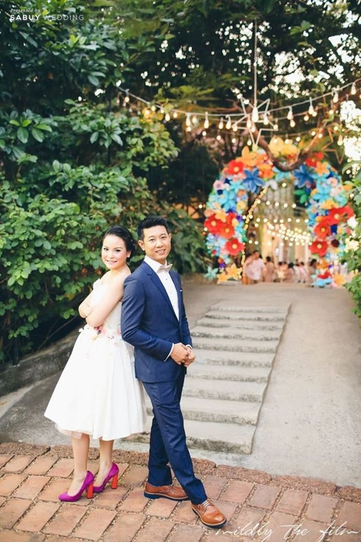 บ่าวสาว,ชุดบ่าวสาว,ชุดเจ้าสาว,ชุดเจ้าบ่าว,backdrop งานแต่ง,ธีมงานแต่ง,รูปงานแต่ง,งานแต่ง outdoor 3 ธีมงานแต่งเล็ก สนุกสดใส ในสถานที่แต่งงานสุดชิล