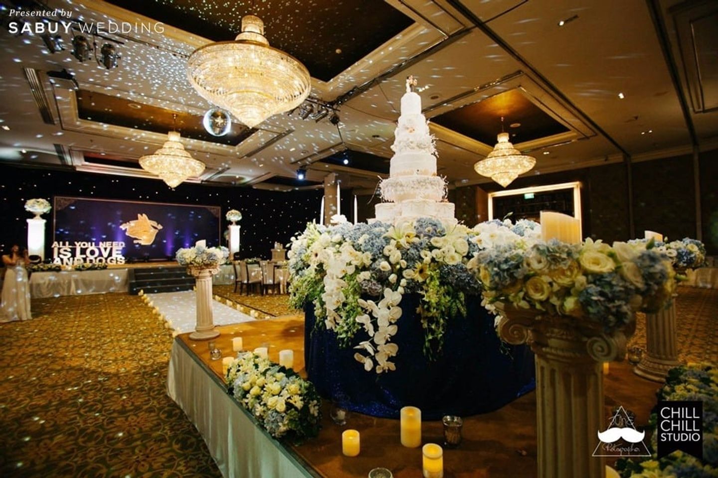 สถานที่แต่งงาน,สถานที่จัดงานแต่งงาน,ตกแต่งงานแต่ง,จัดดอกไม้งานแต่ง,เค้กงานแต่ง,เวทีงานแต่ง รีวิวงานแต่งธีมน้องหมาสุดน่ารัก ยกแก๊งเฟรนช์บูลด็อกมาแผลงศร @Dusit Thani