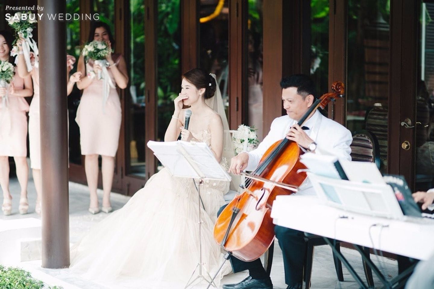 เจ้าสาว,งานแต่งงาน,ดนตรีงานแต่ง รีวิวงานแต่งหวานละมุนด้วยดอกไม้ ดั่งเทพนิยายในฝัน @Siam Kempinski Hotel Bangkok
