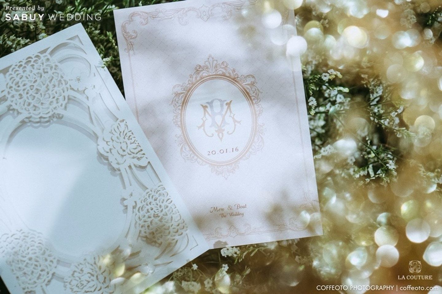 การ์ดแต่งงาน รีวิวงานแต่งธีม Timeless อลังการ Backdrop นาฬิกาหมุนได้จริง @Plaza Athénée
