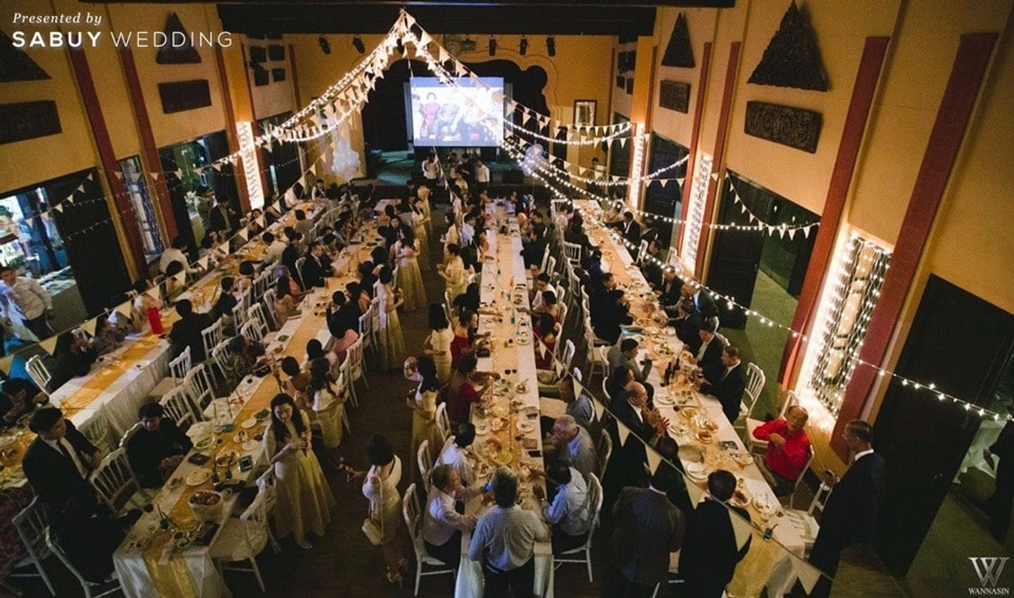 long-table,สถานที่แต่งงาน,สถานที่จัดงานแต่งงาน,ตกแต่งงานแต่ง รีวิวงานแต่ง ปาร์ตี้แห่งความสุข ยกสวนสนุกมาไว้ในงาน @สยามสมาคม