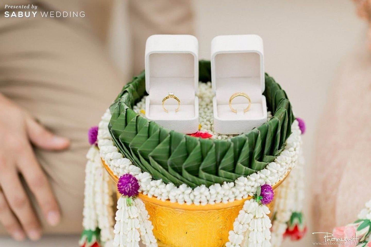แหวนแต่งงาน รีวิวงานแต่ง หมั้นไทยในบ้านแบบจัดเต็ม สวยเน้นๆ ทำเองได้ทุกขั้นตอน