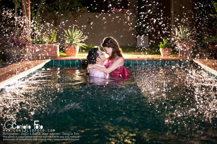 5 ภาพพรีเวดดิ้ง โพสต์สวยเปียกปอน ต้อนรับสายฝน