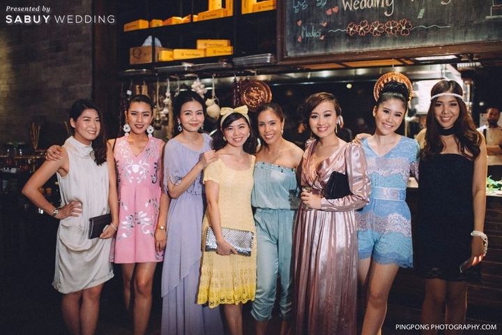 เพื่อนเจ้าสาว,ชุดเพื่อนเจ้าสาว,ธีมงานแต่ง รีวิวงานแต่ง ปาร์ตี้เท่านั้นมันส์สุดใจ ความสุขที่ใช่ของเจ้าสาวสายคูล @Hotel Muse