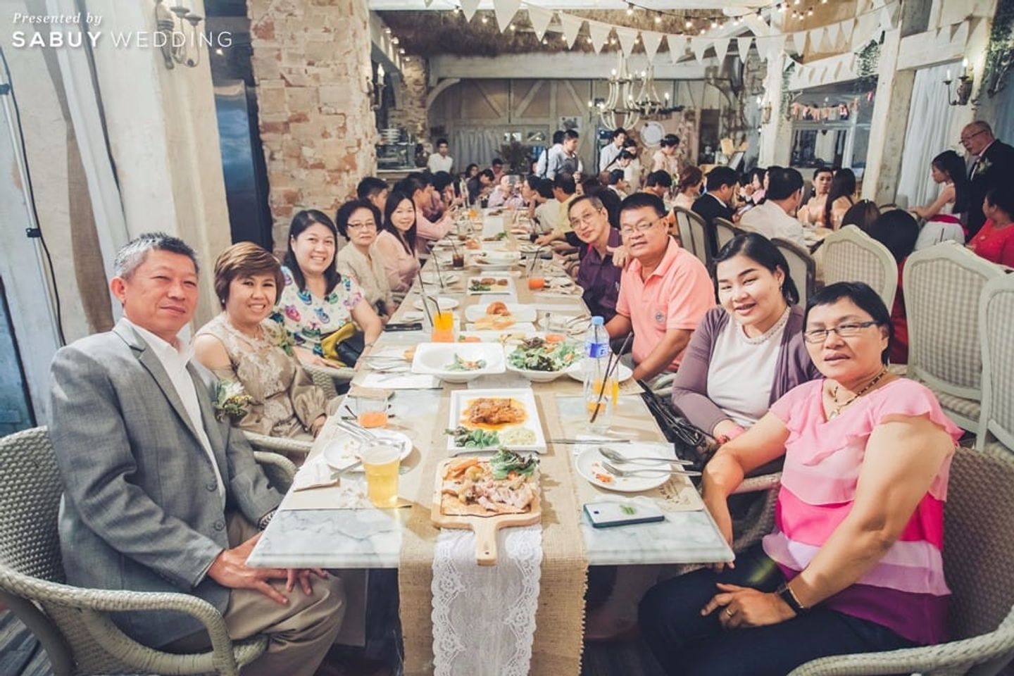 งานแต่งงาน,long-table,ครอบครัวบ่าวสาว รีวิวงานแต่ง Lovely Warm Rustic สีน้ำตาลหวานสุดๆ @Parlour, CDC
