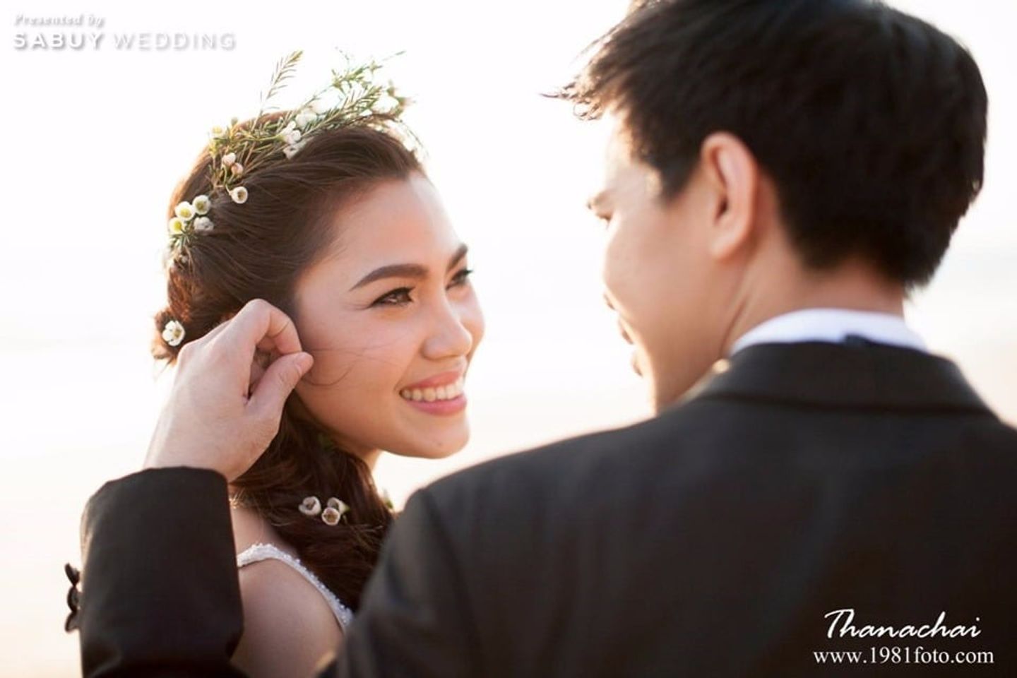 บ่าวสาว,เจ้าสาว รีวิวงานแต่งโทนขาวฟ้า ใช้ทะเลมาเป็นแบคดรอป @โรงแรมเจ้าหลาว ทอแสง บีช จันทบุรี