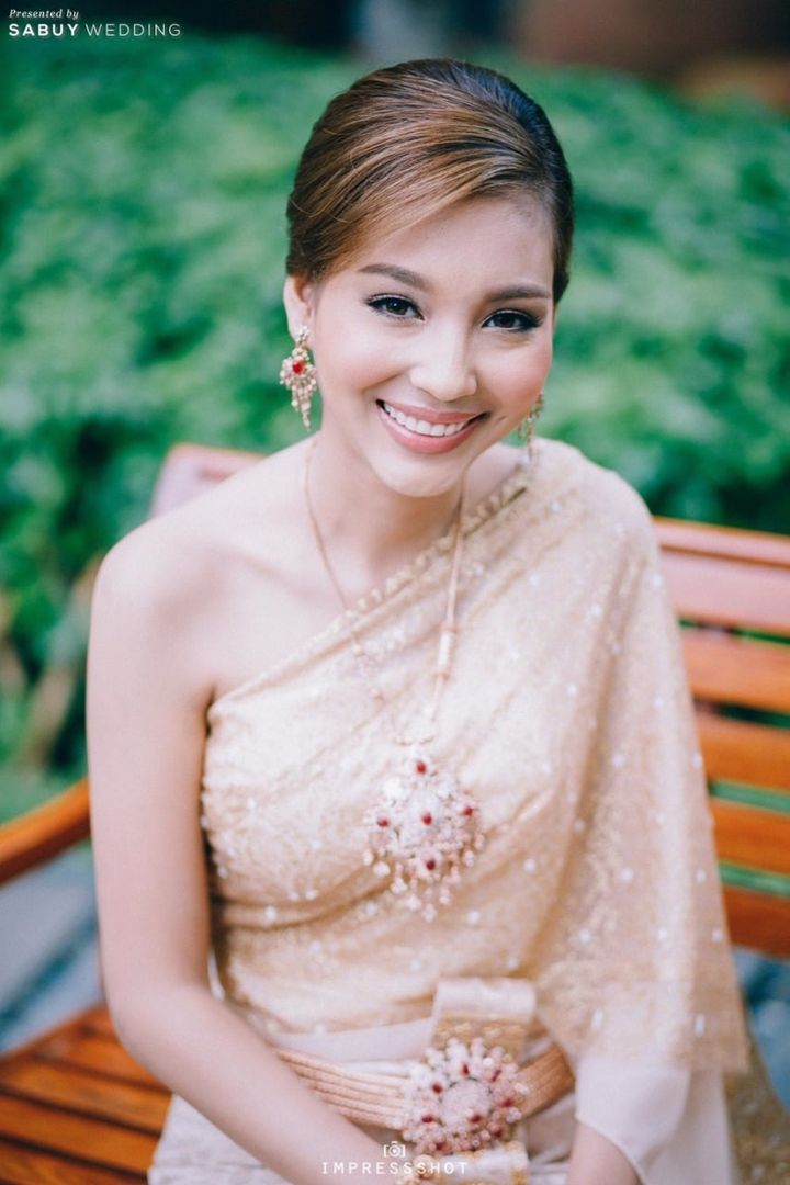 งานหมั้น,ชุดหมั้น,เจ้าสาว,ชุดไทย รีวิวงานแต่ง พิธีหมั้นไทย ที่แขกฝรั่งเทใจให้ว่าเริ่ด @The Sukhothai Bangkok