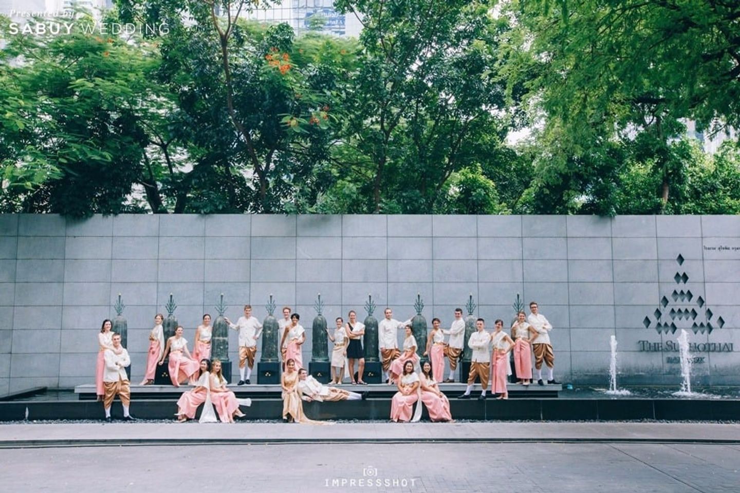บ่าวสาว,เพื่อนเจ้าบ่าว,เพื่อนเจ้าสาว,ธีมงานแต่ง,รูปงานแต่ง,งานหมั้น รีวิวงานแต่ง พิธีหมั้นไทย ที่แขกฝรั่งเทใจให้ว่าเริ่ด @The Sukhothai Bangkok