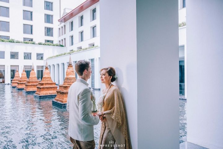 รีวิวงานแต่ง พิธีหมั้นไทย ที่แขกฝรั่งเทใจให้ว่าเริ่ด @The Sukhothai Bangkok