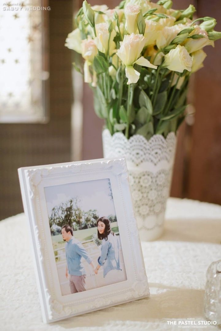 แกลอรี่งานแต่ง,จัดดอกไม้งานแต่ง รีวิวงานแต่งแสนหวาน ละลานตาด้วยดอกไม้ลวดลายฉลุ @Renaissance Bangkok