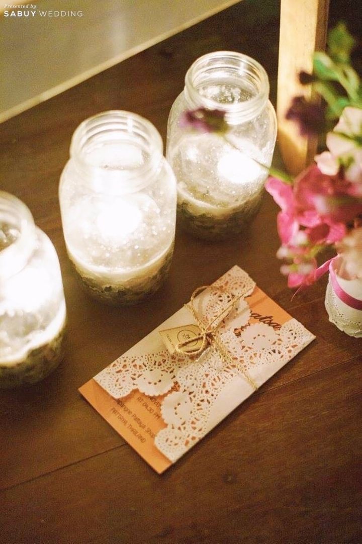 การ์ดแต่งงาน,ตกแต่งงานแต่ง รีวิวงานแต่งปาร์ตี้ Country Vintage เฉดสีม่วง @A'la champagne