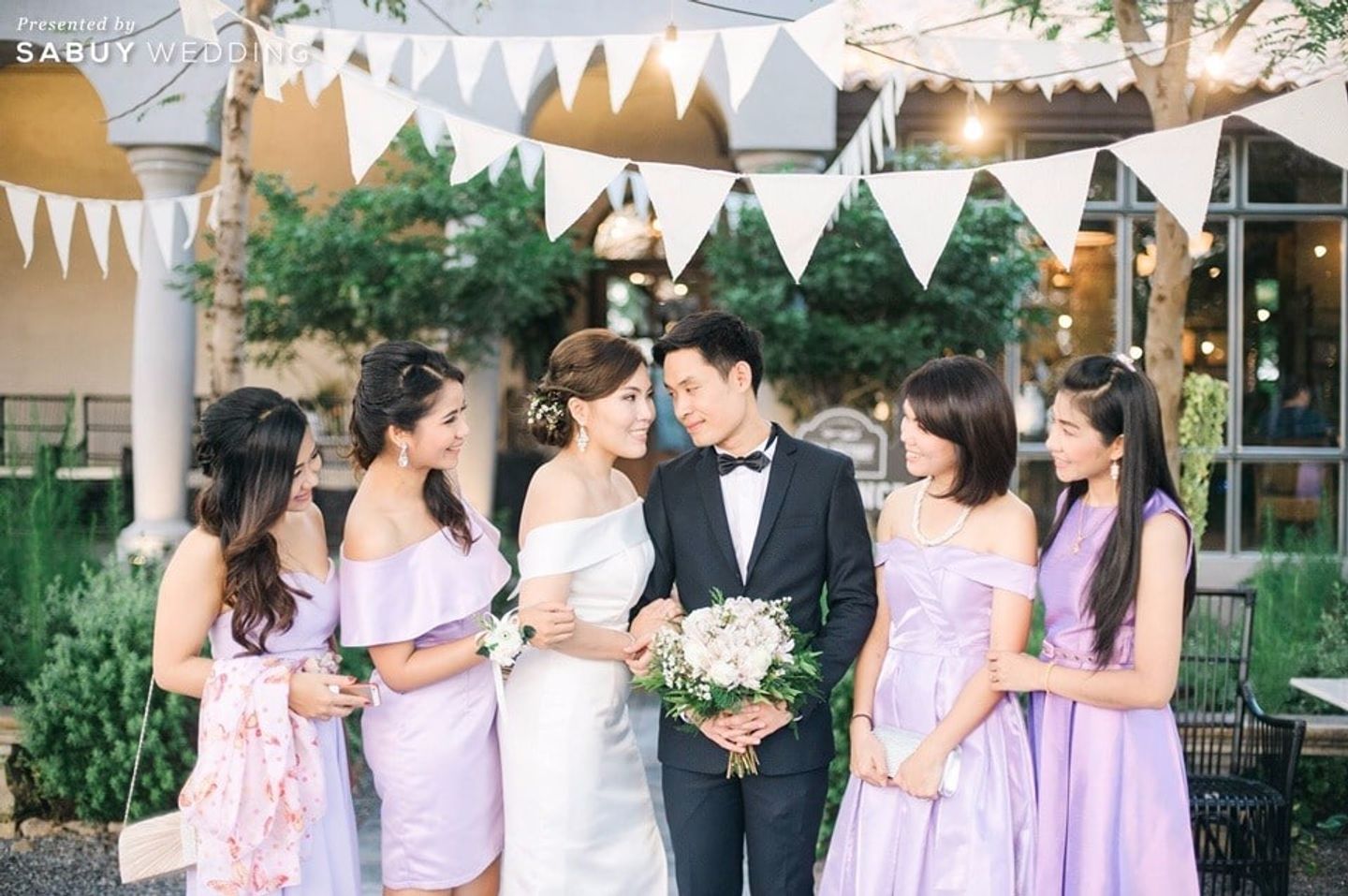 บ่าวสาว,ชุดบ่าวสาว,ชุดเจ้าสาว,ชุดเจ้าบ่าว,เพื่อนเจ้าสาว,ชุดเพื่อนเจ้าสาว,ธีมงานแต่ง รีวิวงานแต่งปาร์ตี้ Country Vintage เฉดสีม่วง @A'la champagne