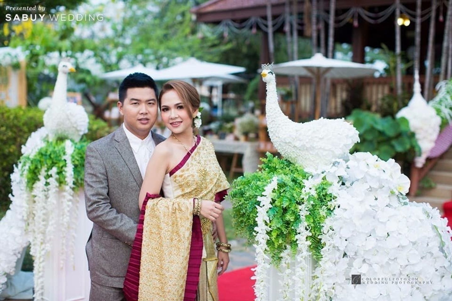 งานหมั้น,ชุดหมั้น,ตกแต่งงานแต่ง,ชุดไทย รีวิวงานแต่งหมั้นเช้าเรียบง่าย ผสมผสานกลิ่นอายไทยวินเทจ @เรือนไทยเบญจรงค์