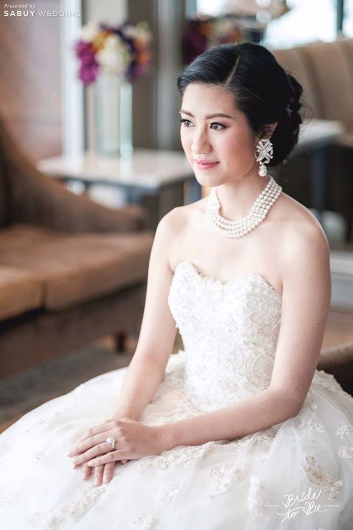 เจ้าสาว,ชุดเจ้าสาว รีวิวงานแต่ง Love in the universe สวยหรูในหมู่ดาว @Intercontinental Hotel