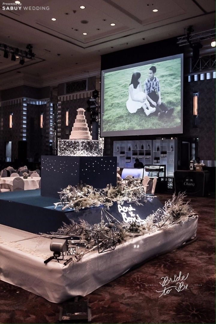 เค้กงานแต่ง,ตกแต่งงานแต่ง,ธีมงานแต่ง รีวิวงานแต่ง Love in the universe สวยหรูในหมู่ดาว @Intercontinental Hotel