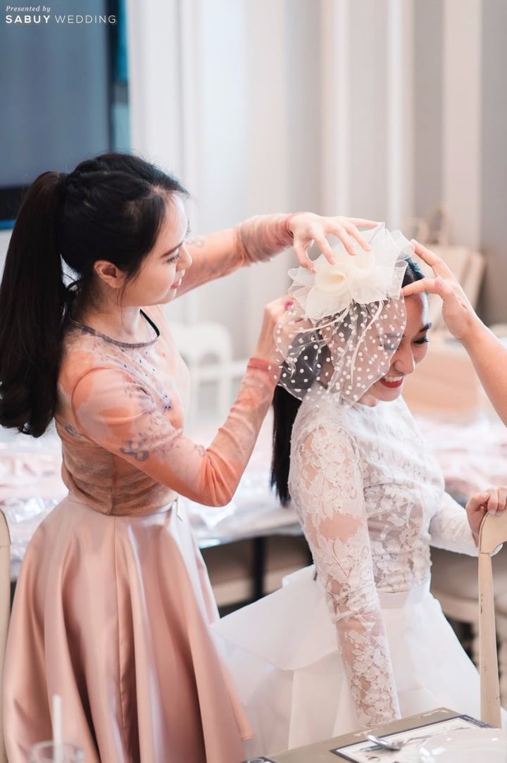 เจ้าสาว,ชุดเจ้าสาว รีวิวงานแต่งสวยซึ้งอิ่มใจ เปี่ยมล้นความหมายในงานสมรสพระราชทาน @Dusit Thani