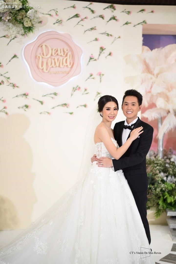 บ่าวสาว,ชุดบ่าวสาว,ชุดเจ้าสาว,ชุดเจ้าบ่าว,รูปงานแต่ง,backdrop งานแต่ง รีวิวงานแต่งเปิดประตูสู่โลกเทพนิยาย ในโทนสีท้องฟ้า Vanilla sky @Plaza Athénée Bangkok